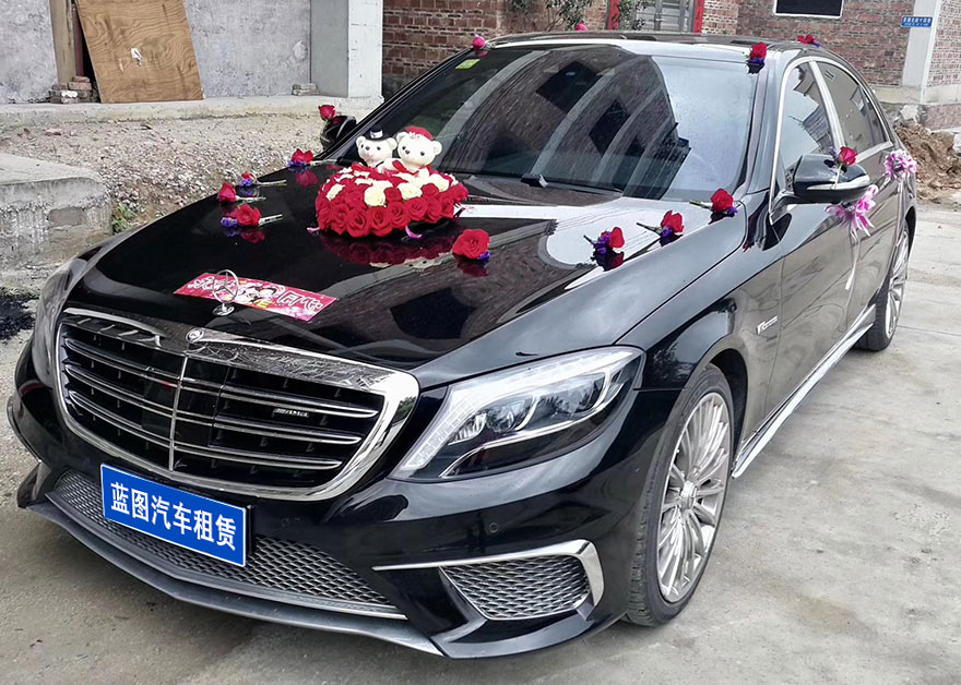 广州结婚租赁出租奔驰S500LS450L婚庆租车